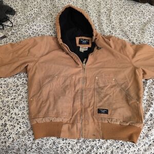 Carhartt Men's Tan Hooded Jacket